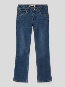 Levi’s® Kids Jeans Mit Label-Patch - Dunkelblau