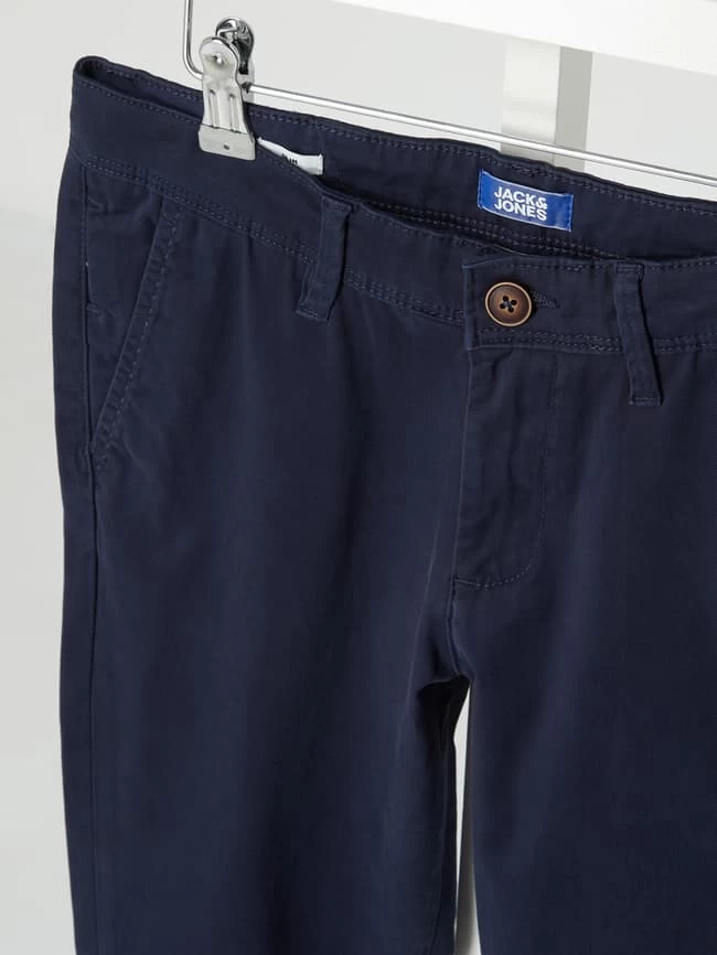 Jack & Jones Slim Fit Chino Modell 'Marco' - Marineblau 2 Jack & Jones Slim Fit Chino Modell 'Marco' - Marineblau – Bild 2