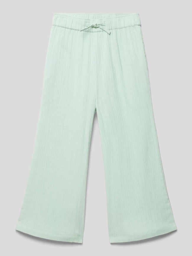 Happy Girls Hose Aus Baumwolle Mit Plisseefalten - Mint 1 Happy Girls Hose Aus Baumwolle Mit Plisseefalten - Mint