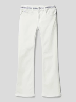 Calvin Klein Jeans Jeans Mit Label-Details - Offwhite