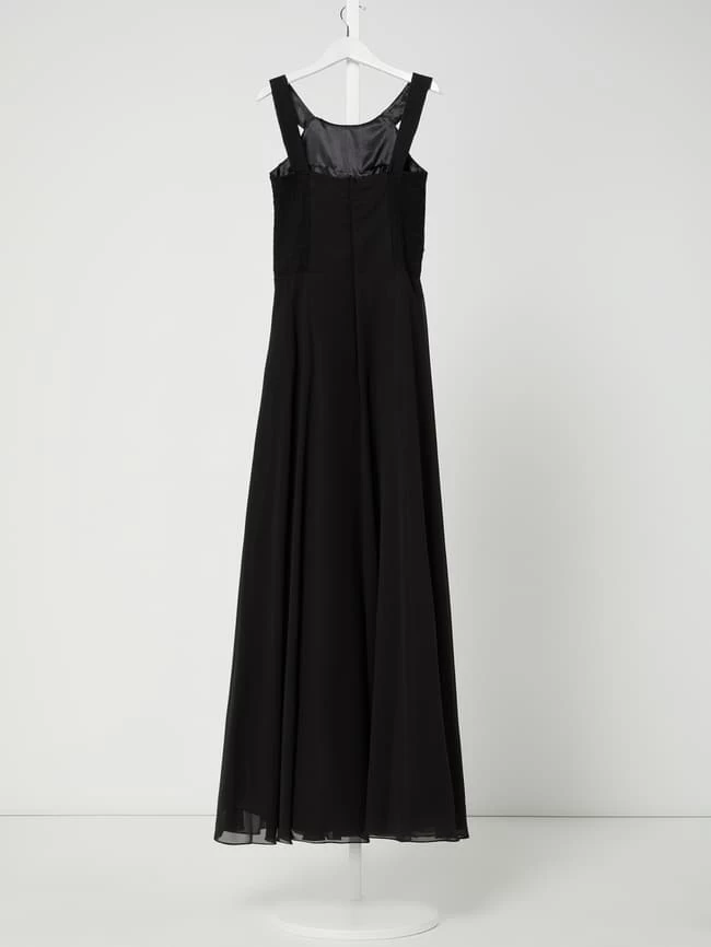 G.O.L. Maxikleid Aus Chiffon - Schwarz 3 G.O.L. Maxikleid Aus Chiffon - Schwarz – Bild 3