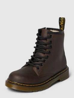 Dr. Martens Boots Mit Label-Details Modell '1460 Serena' - Dunkelbraun
