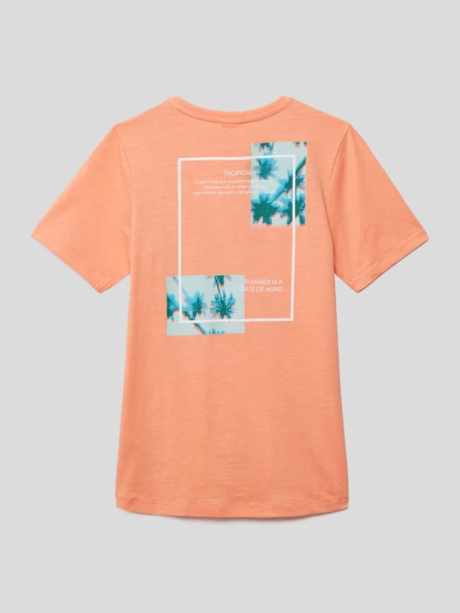 S.Oliver RED LABEL T-Shirt Mit Motiv-Print - Orange 3 S.Oliver RED LABEL T-Shirt Mit Motiv-Print - Orange – Bild 3
