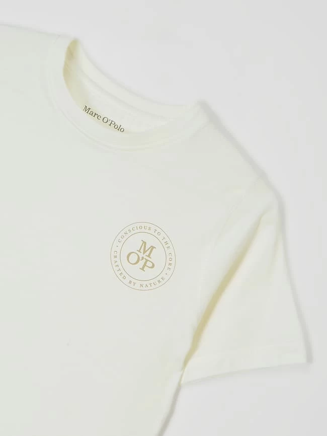 Marc O'Polo T-Shirt Aus Bio-Baumwolle - Ecru 2 Marc O'Polo T-Shirt Aus Bio-Baumwolle - Ecru – Bild 2