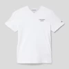 Calvin Klein Jeans T-Shirt Mit Label-Print - Weiß