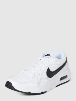 Nike Sneaker Mit Kontrastiven Label-Details Modell 'AIR MAX' - Weiß