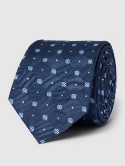 Paul Dantus Krawatte Mit Strukturmuster - Marineblau