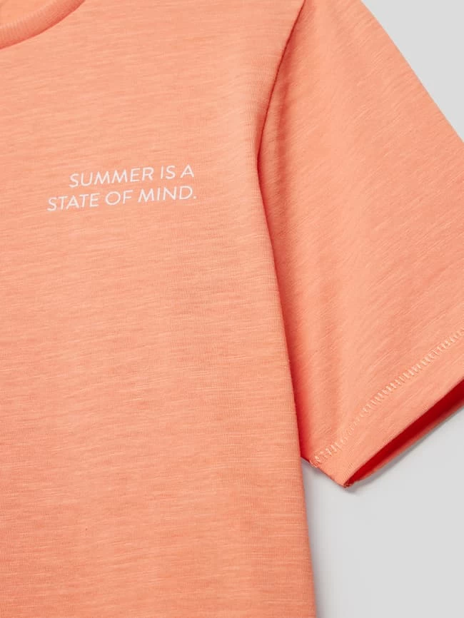 S.Oliver RED LABEL T-Shirt Mit Motiv-Print - Orange 2 S.Oliver RED LABEL T-Shirt Mit Motiv-Print - Orange – Bild 2