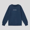 Marc O'Polo Sweatshirt Mit Label-Print - Marineblau