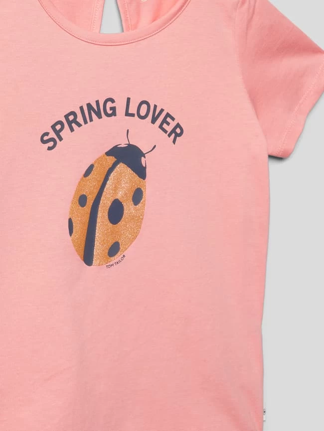 Tom Tailor T-Shirt Mit Motiv-Print - Koralle 2 Tom Tailor T-Shirt Mit Motiv-Print - Koralle – Bild 2