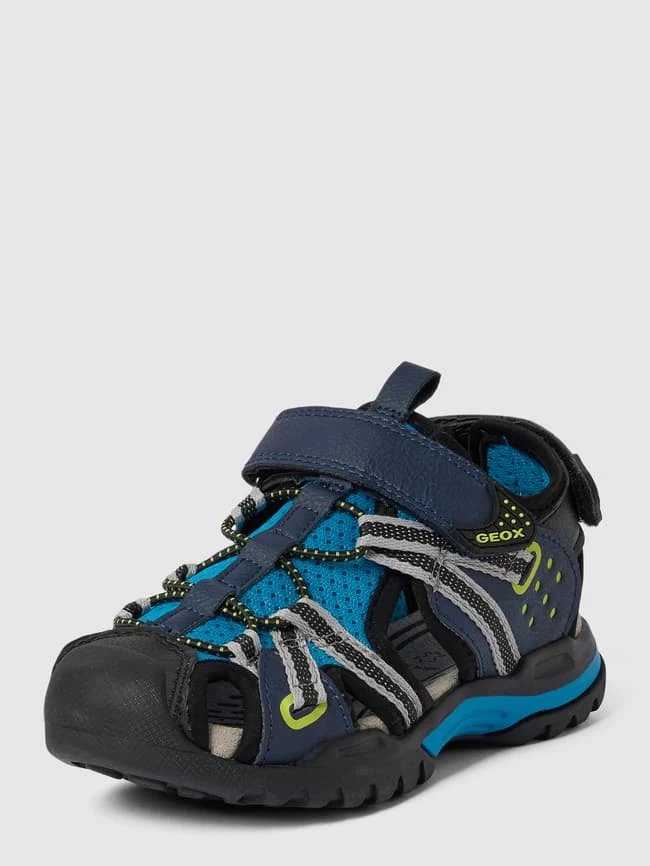 Geox Sandalen Mit Kontrastbesatz Modell 'J BOREALIS BOY' - Marineblau 1 Geox Sandalen Mit Kontrastbesatz Modell 'J BOREALIS BOY' - Marineblau