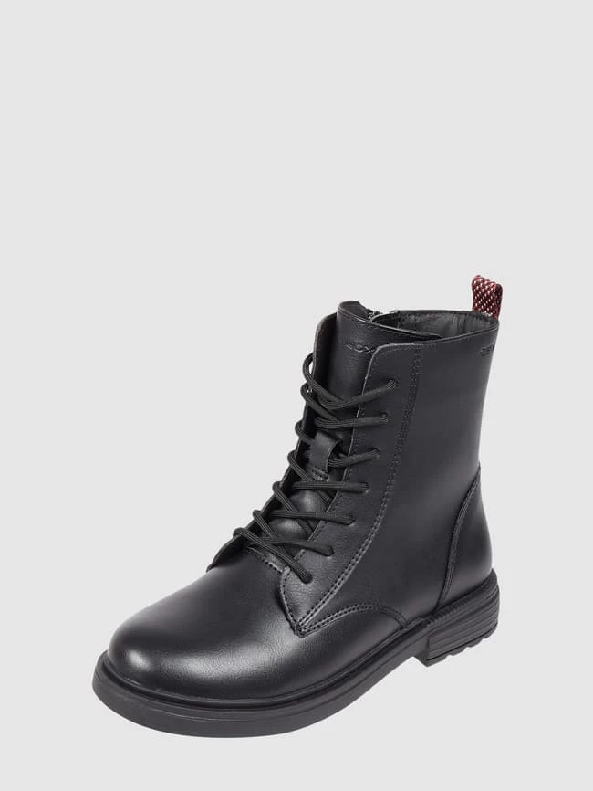 Geox Boots In Leder-Optik Modell 'Eclair' - Schwarz 1 Geox Boots In Leder-Optik Modell 'Eclair' - Schwarz