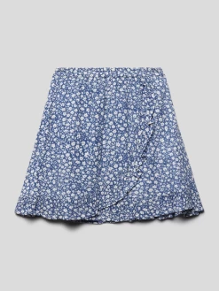 Happy Girls Rock Aus Viskose Mit Allover-Muster - Blau