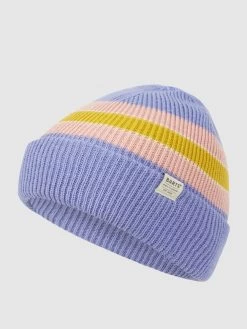 Barts Mütze Mit Blockstreifen Modell 'Melona' - Flieder