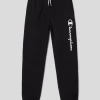CHAMPION Sweatpants Mit Logo-Print - Schwarz