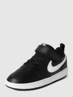 Nike Sneaker Mit Logo-Patch Modell 'NIKE COURT BOROUGH LOW 2' - Schwarz
