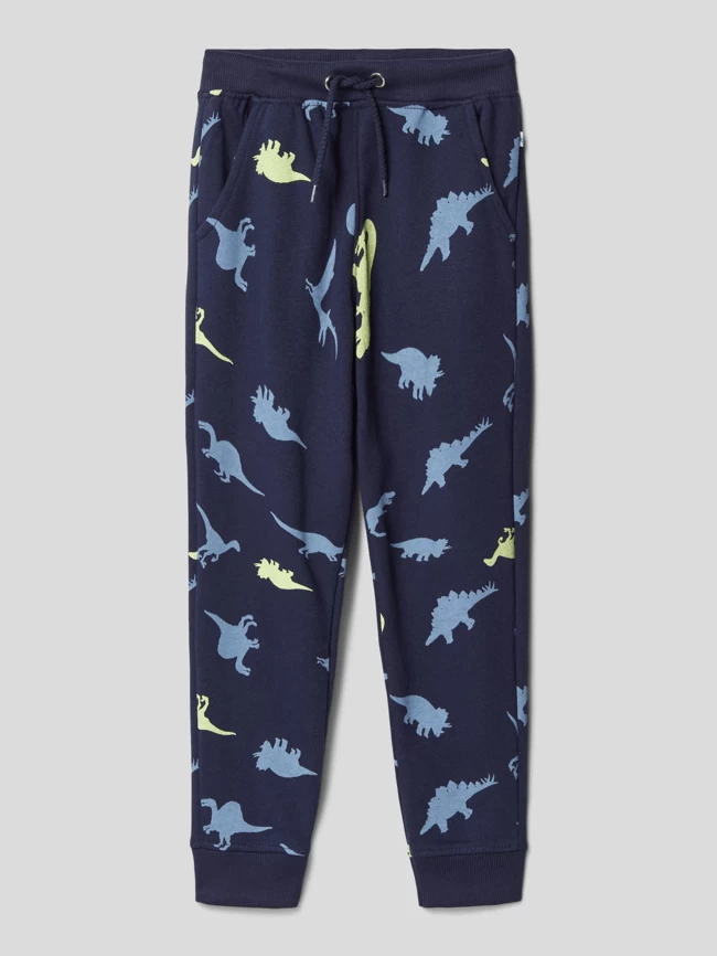 Blue Seven Sweatpants Mit Allover-Muster - Blau 1 Blue Seven Sweatpants Mit Allover-Muster - Blau