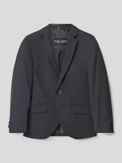 G.O.L. Slim Fit 2-Knopf-Sako Mit Viskose-Anteil - Dunkelblau