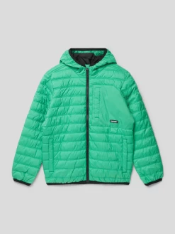 Raizzed Steppjacke Mit Label-Patch Modell 'TELDON' - Grün