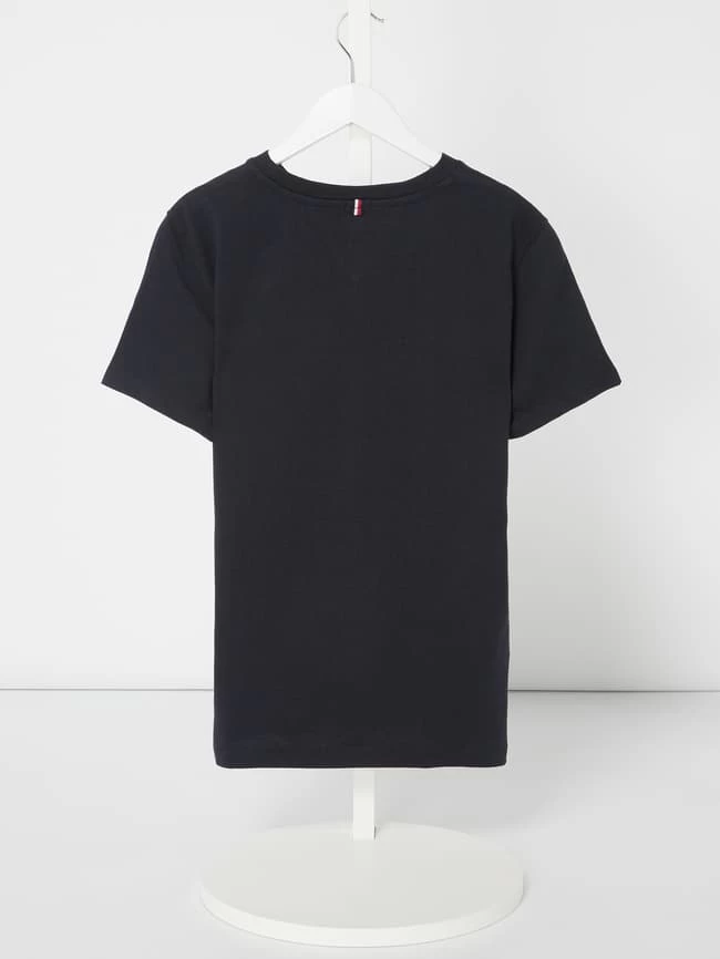 Tommy Hilfiger Teens T-Shirt Mit Logo-Stickerei - Marineblau 3 Tommy Hilfiger Teens T-Shirt Mit Logo-Stickerei - Marineblau – Bild 3