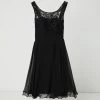 G.O.L. Kleid Aus Spitze Und Chiffon Mit Glitter-Effekt - Schwarz