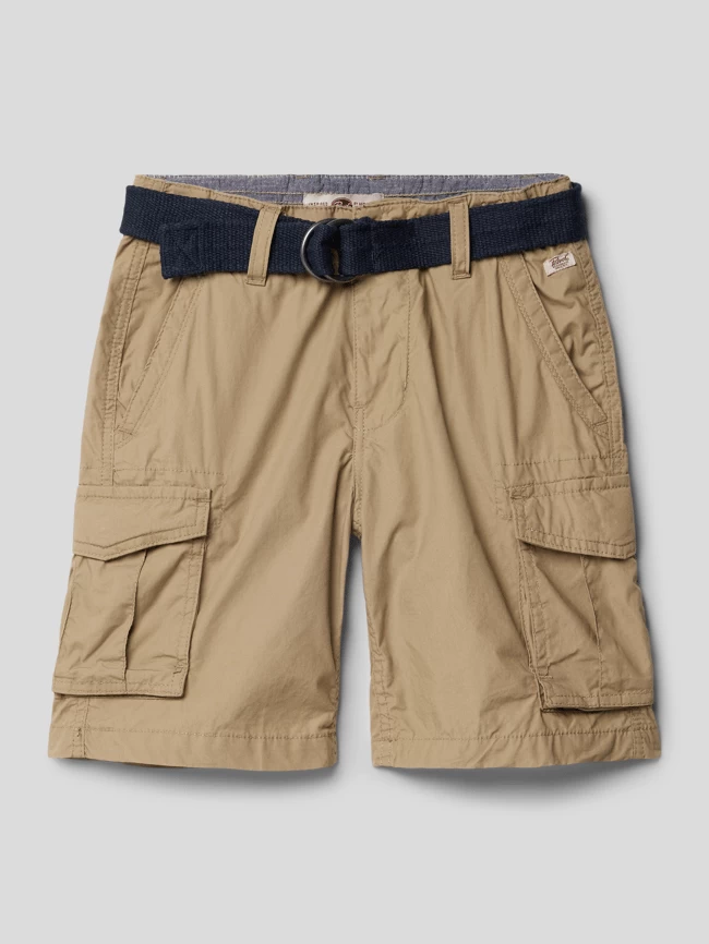 Petrol Cargoshorts Mit Cargotaschen - Beige 1 Petrol Cargoshorts Mit Cargotaschen - Beige