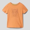 S.Oliver RED LABEL T-Shirt Mit Motiv-Print - Orange