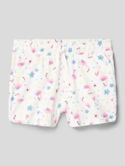 Name It Shorts Mit Allover-Motiv-Print Modell 'vigga' - Weiß