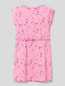 S.Oliver RED LABEL Kleid Mit Allover-Muster - Pink