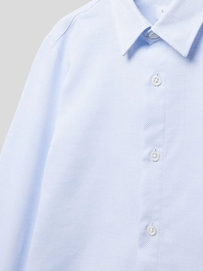Weise Hemd Aus Reiner Baumwolle - Bleu 2 Weise Hemd Aus Reiner Baumwolle - Bleu – Bild 2
