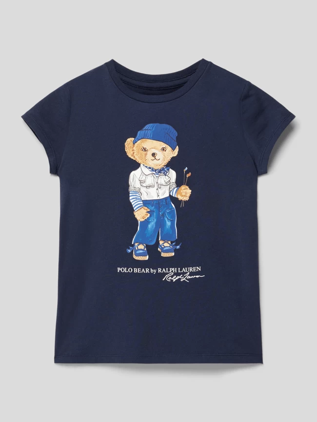 Polo Ralph Lauren Teens T-Shirt Mit Motiv-Print - Marineblau 1 Polo Ralph Lauren Teens T-Shirt Mit Motiv-Print - Marineblau