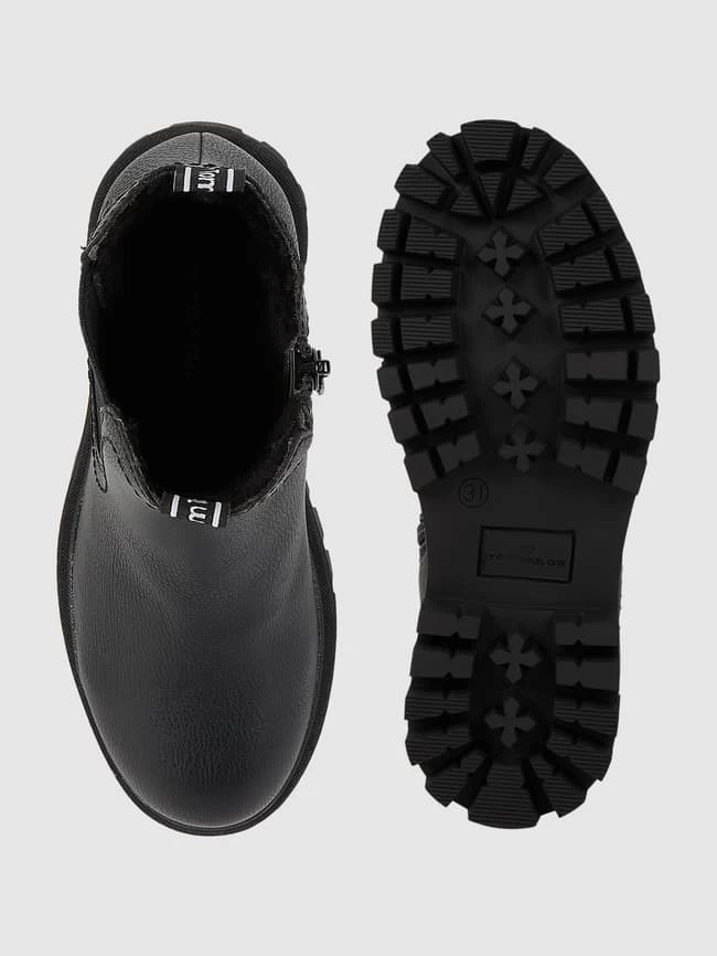 Tom Tailor Boots In Leder-Optik - Schwarz 4 Tom Tailor Boots In Leder-Optik - Schwarz – Bild 4