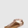 Birkenstock Sandalen In Metallic-Optik Modell 'Kairo' - Kupfer
