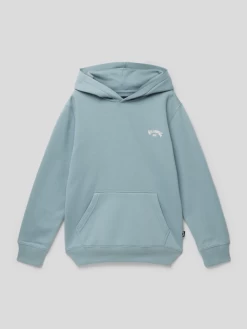 Billabong Hoodie Mit Känguru-Tasche Modell 'ARCH PO' - Rauchblau