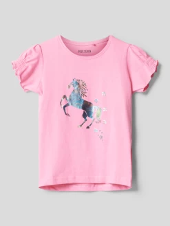 Blue Seven T-Shirt Mit Motiv-Print - Pink