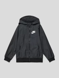 Nike Jacke Mit Colour-Blocking-Design - Schwarz