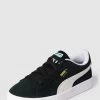 Puma Sneaker Mit Label-Print In Metallic Modell 'SUEDE CLASSIC' - Schwarz