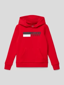 Kindermoden Kunterbunt 8 Jack & Jones Hoodie Mit Label-Print - Rot