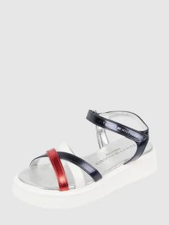 T.Hilfiger Kids Shoes Sandalen In Metallic-Optik Modell 'Debora' - Blau