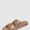 Colors Of California Sandalen Mit Glitter-Effekt - Gold