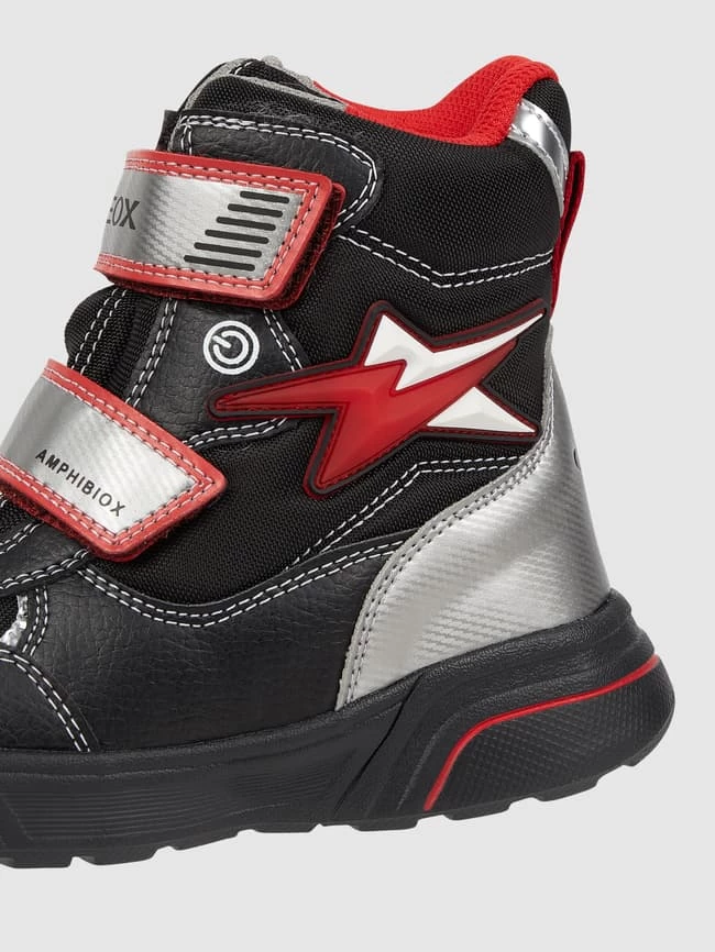 Geox Boots Mit Klettverschlüssen Modell 'Sveggen' - Schwarz 2 Geox Boots Mit Klettverschlüssen Modell 'Sveggen' - Schwarz – Bild 2