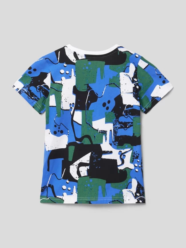 Puma T-Shirt Mit Allover-Muster Modell 'STREET' - Weiß 3 Puma T-Shirt Mit Allover-Muster Modell 'STREET' - Weiß – Bild 3