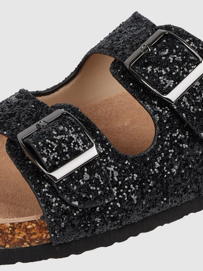 Colors Of California Sandalen Mit Glitter-Effekt - Schwarz 2 Colors Of California Sandalen Mit Glitter-Effekt - Schwarz – Bild 2