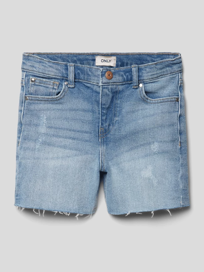 Only Jeansshorts Mit Label-Patch Modell 'PHINE' - Blau 1 Only Jeansshorts Mit Label-Patch Modell 'PHINE' - Blau