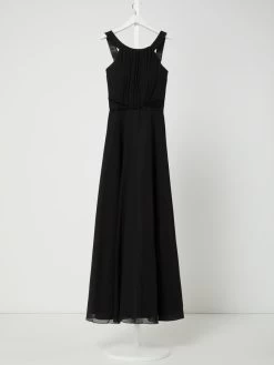 G.O.L. Maxikleid Aus Chiffon - Schwarz