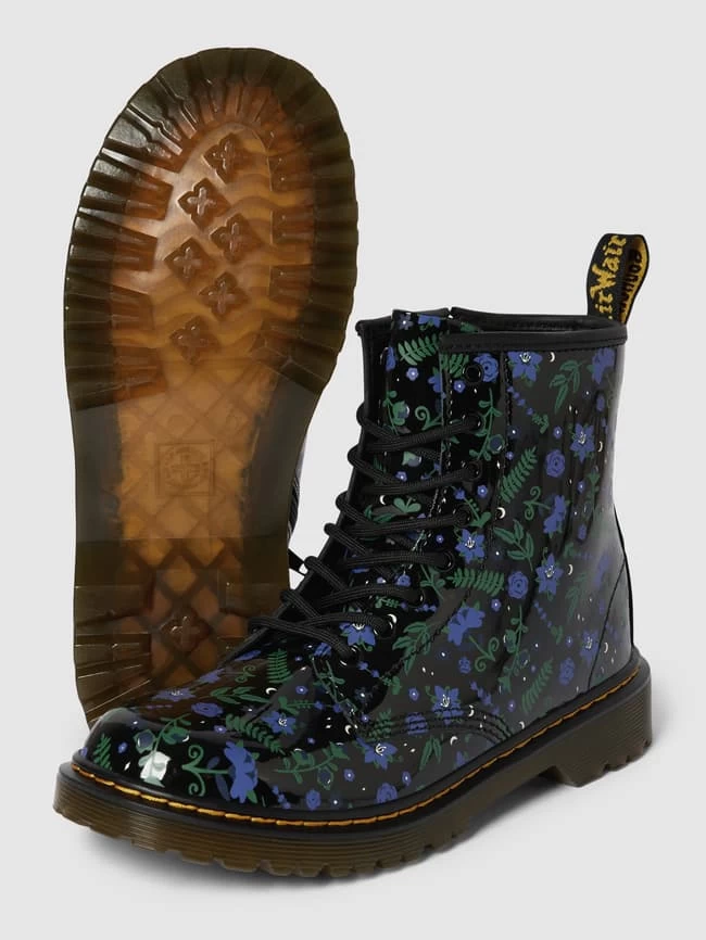 Dr. Martens Schnürboots Mit Allover-Muster - Schwarz 4 Dr. Martens Schnürboots Mit Allover-Muster - Schwarz – Bild 4