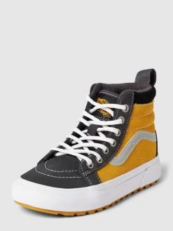 Vans High Top Sneaker Aus Echtem Leder Im Colour-Blocking-Design - Senfgelb
