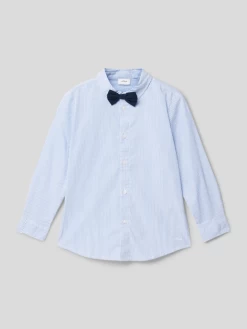 S.Oliver RED LABEL Hemd Mit Abnehmbarer Fliege - Bleu