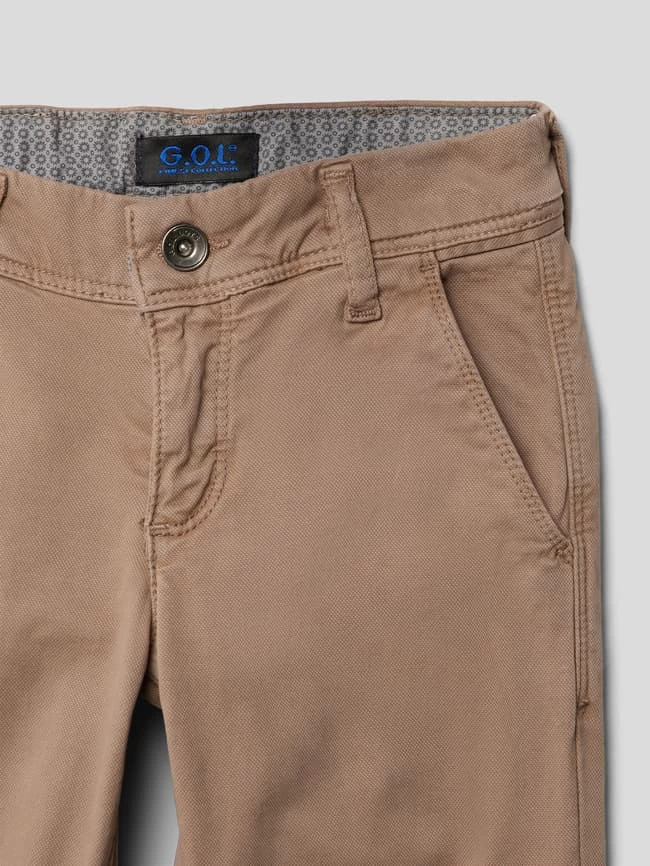 G.O.L. Hose Mit Label-Patch - Beige 2 G.O.L. Hose Mit Label-Patch - Beige – Bild 2