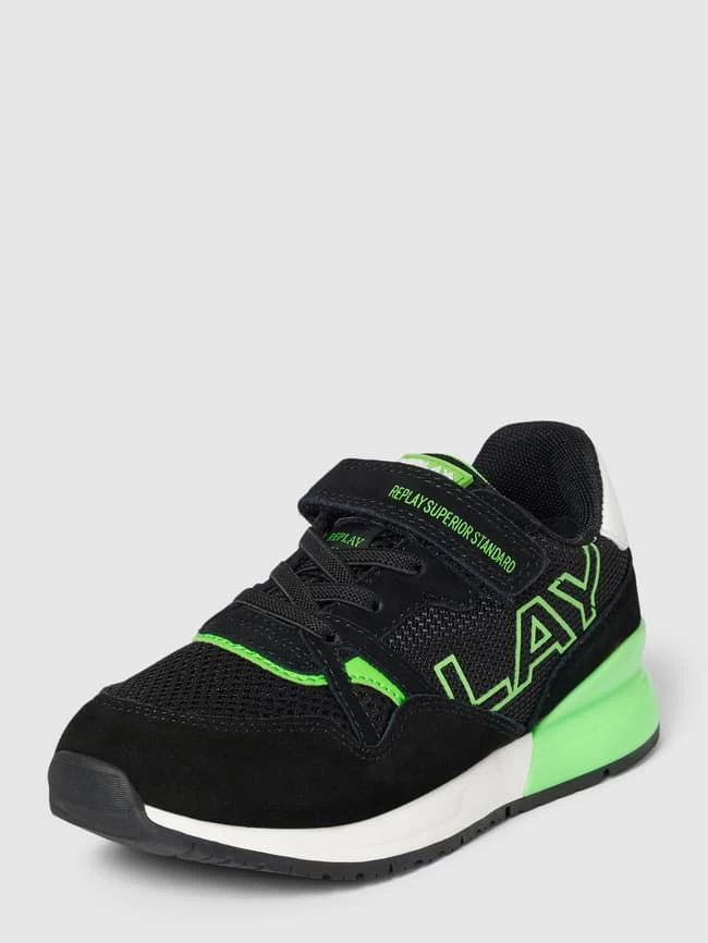 Replay Sneaker Mit Label-Details Modell 'SHOOT' - Schwarz 1 Replay Sneaker Mit Label-Details Modell 'SHOOT' - Schwarz